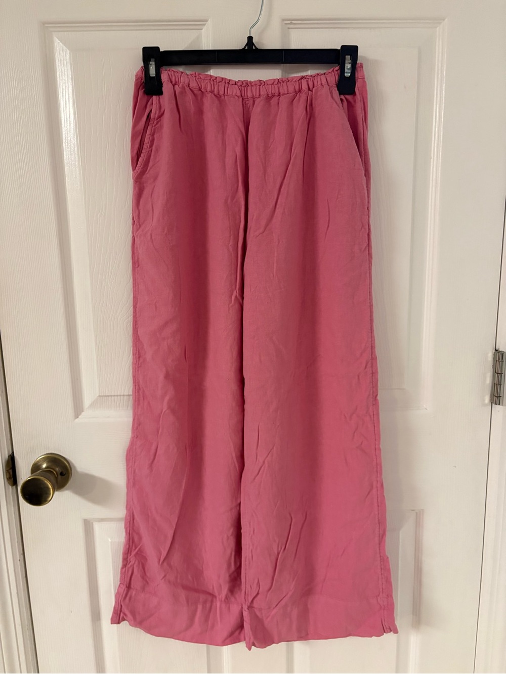 new American Eagle Pink Wide-Leg Elastic Waist pants
